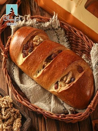 秋林大列巴俄罗斯坚果果仁列巴面包早餐食品速食营养切片面包吐司#好吃到停不下来 #美食 #食品