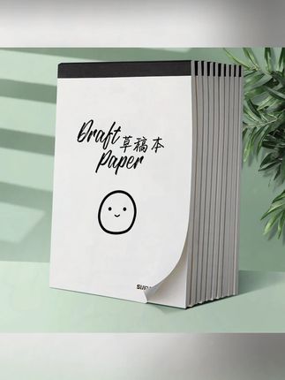 空白草稿纸 加厚笑脸草稿本空白打草稿纸白纸本子演算演习演草纸护眼学生验算#草稿纸 #草稿本 #打草稿 #本子推荐 #手帐本 孩子学习就别用废纸打草稿了错题经常找不到,用这款空白草稿本纸张大厚实找错题一目了然