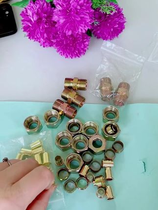 货车挂车气管刹车管铜芯三件套10套+5个对丝#刹车管铜芯 #货车挂车气管 #三件套10套5个对丝 #好物推荐🔥