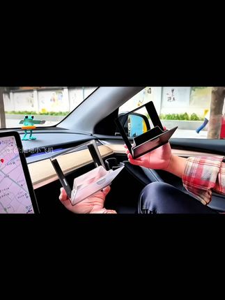 特麦适用于焕新版特斯拉Model3YL中控储物盒扶手箱磁吸收纳配件#特斯拉配件 #中控收纳 #汽车好物 #磁吸收纳 #特麦配件