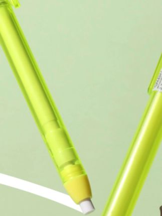 #k总 推荐正品萌才子按动笔式橡皮免削可换芯精准擦拭小学生文具护眼绿橡皮擦#文具 #橡皮擦 #橡皮 #学生橡皮擦