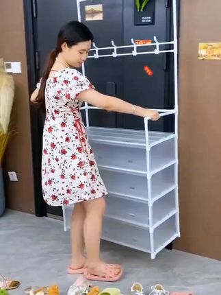 简易多层防尘鞋架#鞋架 #防尘鞋架 #多层防尘鞋架 #简易鞋架 #实用省空间