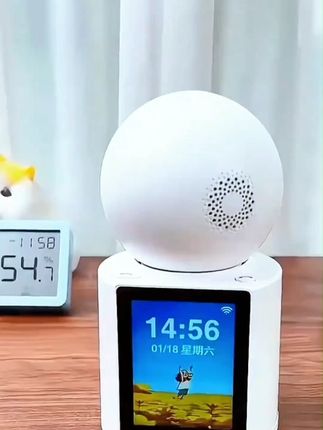 360度移动追踪高清视频通话远程看家监控回放 #监控摄像机 #高清视频监控器