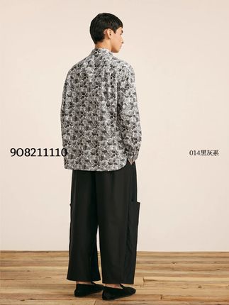 宽松印花衬衫推荐 #速写男装 #流光机能风穿搭太有生命力了 #琥珀流光风外套太适合秋天了 #chic拉满的流光运动风穿搭 #拿捏秋冬叠穿公式