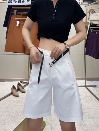 【专柜品质】五分短裤女款爆款2025夏季新款薄款宽松显瘦休闲 #五分中裤 #短裤 #休闲裤 #显瘦显腿长