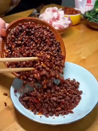 黄幺妹贵州香辣臭豆豉特产正宗农家风味炒菜用调味料即食下饭菜#下饭菜 #臭豆豉 #臭豆豉辣椒 #臭豆豉