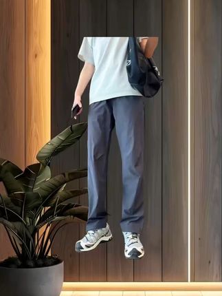 运动速干冲锋裤#休闲裤男 #新款 #百搭男裤 #男生穿搭 #时尚穿搭