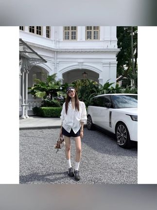 【现货】【会凹造型的白衬衫】高级感泡泡袖上衣女气质收腰显瘦衬衫#ootd穿搭 #甜系女孩 #出游穿搭 #衬衫穿搭 #春夏穿搭