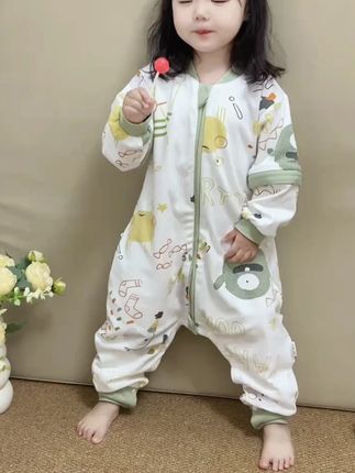 国庆大降温,孩子的多功能 #恒温睡袋 必不可少,双层纯棉a类的,巨柔软舒服,天冷晚上不怕孩子踢被子了~袖子可拆卸,腿部可开口,裤腿可调节,这个价到手贼划算 #儿童防踢睡袋 #宝宝睡袋 #宝妈推荐 #秋冬必备