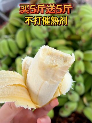 广西高山香蕉,自然熟的美味,口感细腻,咬上一口,软糯香甜,真的巨好吃~#新鲜应季水果 #好吃到停不下来 #快来一起尝个鲜 #优质农产品 #香蕉