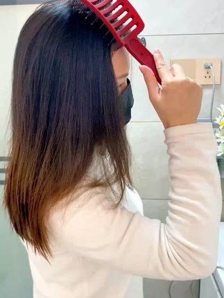 (粉丝专属)排骨美发造型梳子蓬松 直发卷发按摩梳子大弯梳弧形#美发梳子 #蓬松头发 #按摩梳子 #大弯梳 #弧形设计