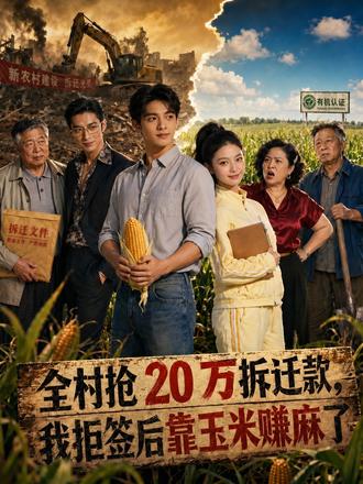 全村抢20万拆迁款,我拒签后靠玉米赚麻了