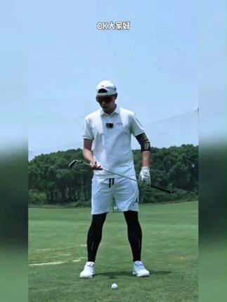 #高尔夫挥杆 #挤压击球 #引导杆 #高尔夫球杆 #高尔夫挥杆欣赏