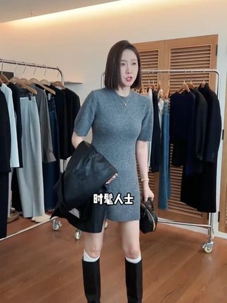 这款连衣裙也太美了吧 气质女人味,面料亲柔软 搭配 连裤子 大衣 高级感满满 #高级感满满 #气质穿搭