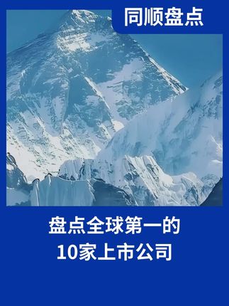 盘点A股10个全球第一的上市公司! #交易 #股民 #财经