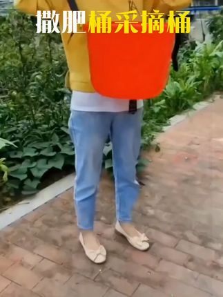 人工撒肥桶肩背式采摘桶撒种子熟胶PPC农用加厚化肥桶 #农用工具 #撒肥桶 #采摘桶