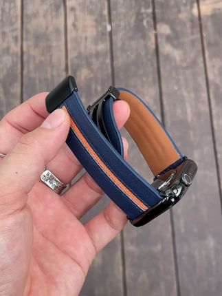 入秋了,试试这款工装迷彩风真皮表带,上手太帅了! #表带 #applewatch #iwatch #科技数码 #智能穿戴