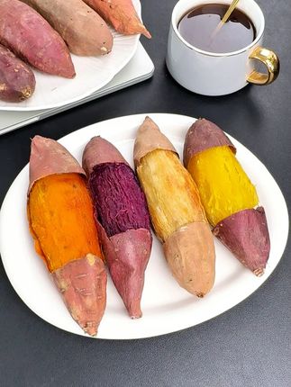 四大薯王组合装,四个品种四种口感,每一个都是甜蜜的滋味! #妈呀太香了吃 #好吃到根本停不下来 #优质农产品 #坏果包赔 #榴莲蜜薯