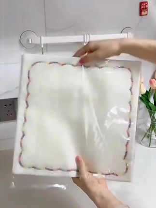 彩虹疏油抹布 真的很好用轻松去油渍 易清洗 厨房油污清洁好帮手 #彩虹抺布 #洗碗巾