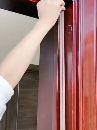 防盗门门缝密封条门边防漏风进户门防撞隔音入户门底防风挡风胶条#防盗门密封条 #防风隔音 #防撞胶条 #家居用品 #实用门窗配件