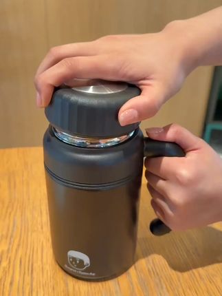 水杯大容量男士专用水壶茶水分离泡茶杯保温杯吨吨杯上班用马克杯