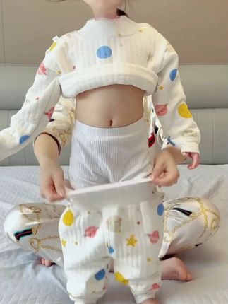 宝宝保暖内衣套装儿童秋冬衣服男女童冬季睡衣婴儿夹棉加厚秋衣裤 #儿童保暖套装 #婴儿保暖套装 #宝宝保暖套装