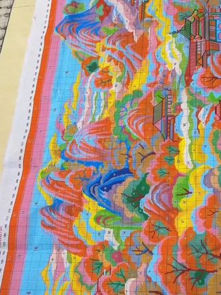 十字绣#针线活 #十字绣 #纯手工刺绣 #家居挂画
