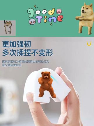 蓝波特压缩纳米海绵魔力擦擦鞋洗碗清洁神器厨房去污加厚款百洁布  #海绵擦  #魔力海绵擦  #清洁神器  #家居清洁