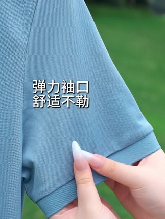 EMZ鄂尔多斯男士夏季含6A桑蚕丝透气商务舒适简约polo挺 #夏季新款 #polo衫 #品质男装 #男生穿搭