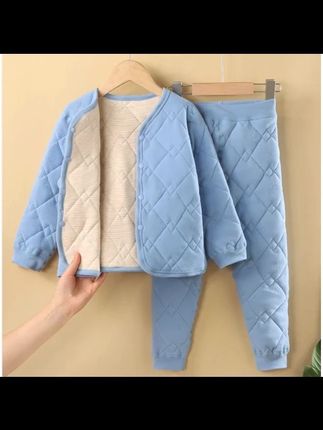 加厚校服神器绵羊毛儿童秋冬棉袄棉裤内穿保暖男女小学生内胆 #高品质童装 #校服神器 #儿童棉衣 #棉衣棉服