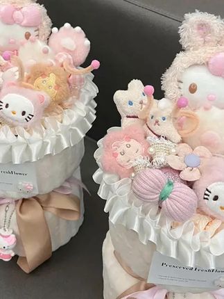 #花束 郝劭文推荐hellokitty创意玩偶花束生日礼物女生哈喽kt情人节送女友闺蜜儿童#玩偶 #玩偶花束 #hellokitty #生日礼物