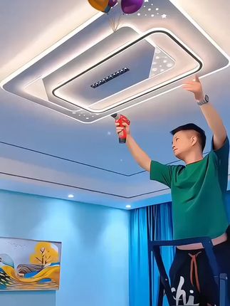 简约大气全光谱吸顶灯 #灯具搭配 #吸顶灯 #星空灯 #灯具 #客厅灯