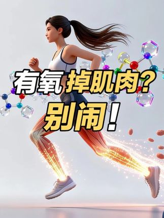 有氧运动不会掉肌肉,科学解析掉肌肉的真正原因 有氧运动本身不会导致肌肉流失,真正原因是热量缺口。研究表明,在相同热量赤字下,有氧运动反而比单纯节食更能保留肌肉和维持代谢。肌肉流失的错觉源于错误对比、有氧能力不足、盲目对标运动员等因素。保证热量和蛋白质摄入时,有氧甚至能促进肌肉生长。#dou来运动吧 #增肌减脂 #有氧运动 #减肥小知识 #掉肌肉