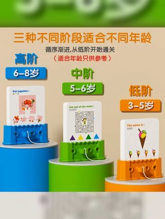 智力挑战 逻辑钥匙2 5岁儿童亲子早教认知大脑潜力爆品脑力几何 #益智玩具 #让孩子远离手机 #逻辑思维 #逻辑钥匙