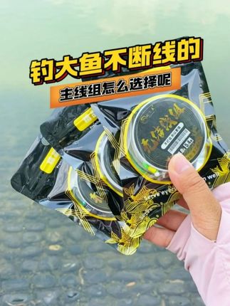 钓大鱼不断线的主线组怎么选择,可以试试这款高端无结主线组,让你细线也能博大鱼 #线组 #主线组 #无结线组 #钓鱼就选云飞鱼