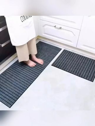 阿文推荐 厨房防滑防油防水地垫TPR材质脚垫长方形条纹耐脏入户门垫家用门#防油地垫 #防滑地垫 #地垫 #厨房地垫 #脚垫