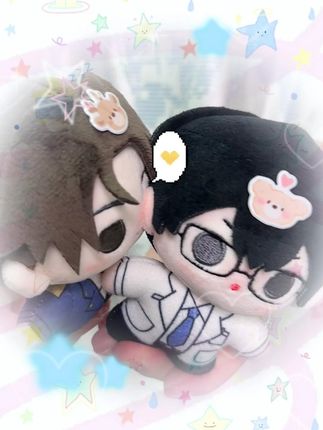 鹿鹤羊又幸福了你! #棉花娃娃#娃娃#吃谷#漫家动漫