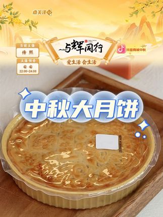 【一个一斤】广式五仁金腿叉烧月饼蛋黄莲蓉大月饼皮薄馅足中秋糕点#中秋大月饼#大月饼 #五仁金腿月饼 #月饼 #广式月饼