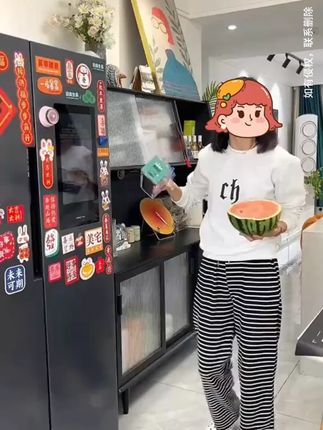 滑刀式的很方便, PE材质放心接触食物,放冰箱冷藏或者进微波炉都可以,还#可磁吸收纳 #保鲜膜 #厨房必备神器