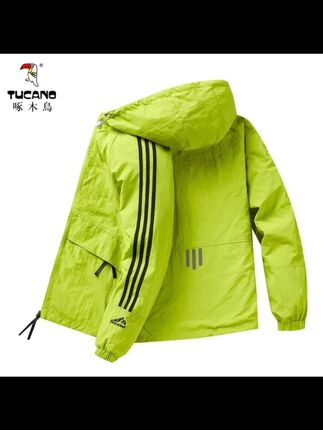 TUCANO/啄木鳥秋冬季连帽夹克薄款外套男士户外加绒运动冲锋衣女1#冲锋衣 连帽夹克#加绒保暖 户外运动#啄木鸟