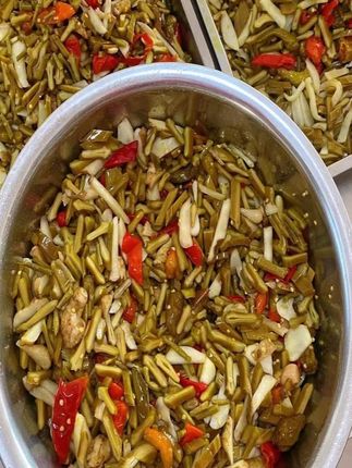 家乡下饭咸菜农村荷叶坛手工腌制咸豇豆刀豆土辣椒顺丰包邮#酱菜 #下饭菜 #食品饮料