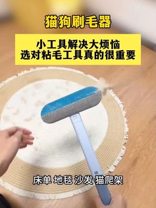 小工具解决大烦恼 选对粘毛工具真的很重要#萌宠好物  #猫毛解决方案  #刷毛器