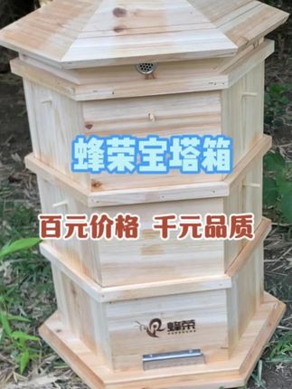 百元蜂箱,千元品质 #蜂箱#宝塔蜂箱#土养蜜蜂#土蜂蜜#蜂荣蜂箱