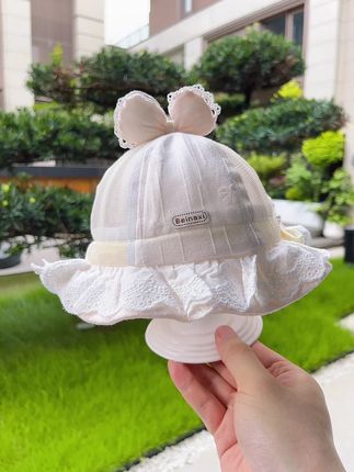 🎀新品上市,宝宝们快来看!渔夫帽真的太适宝宝啦 蝴蝶结设计更显甜美可爱呢!戴上它感觉整个人都变成了小公主,想在花园里跳舞了💐。质量也很好,很轻盈舒适呢!这款帽子就是宝宝的新宠了,赶紧标记一下,等你们来一起pick哦!#宝宝帽子 #婴儿遮阳帽 #婴儿帽子 #宝宝防晒帽 #婴幼儿遮阳帽