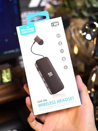 领夹式蓝牙耳机超长续航大电量单耳开车专用司机车载代驾外卖抽拉#领夹式耳机 #超长续航 #司机专用 #单耳耳机 #抽拉设计