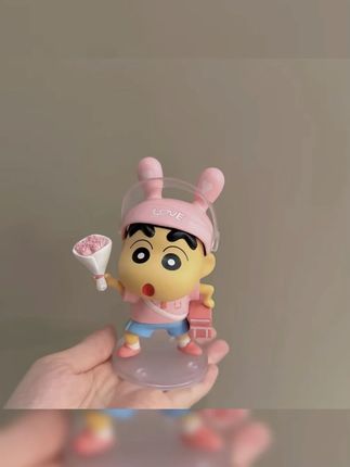 【咕噜】蜡笔小新送花外卖小新网红潮玩模型玩偶桌面摆件七夕礼物#蜡笔小新玩偶 #网红潮玩 #桌面摆件 #七夕礼物 #咕噜潮玩