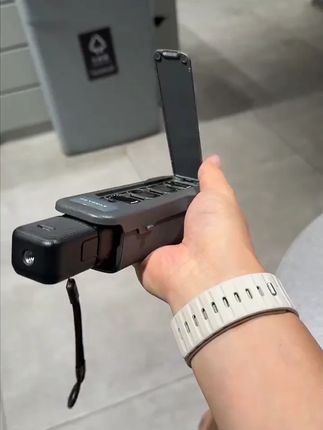锐际适用大疆Osmo pocket3保护壳防摔屏幕遮光保护罩磁吸底座支架
