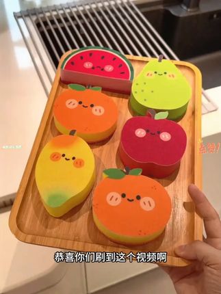 冲呀冲呀,这个洗碗擦又可爱又好用 #洗碗擦
