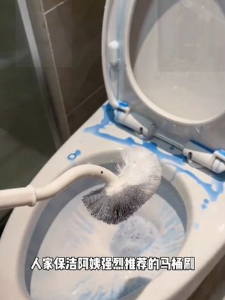 怪不得人家那些保洁阿姨干起活儿来又轻松又省力呢,这个三马桶刷用特别好使,壁挂的一点不占地方~#马桶刷 #马桶刷360清洁无死角 #挂壁式马桶刷 #好物推荐🔥