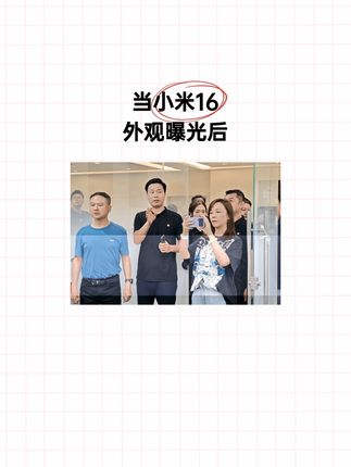 当小米16外观曝光后 #小米16 #小米 #库克 #精神状态belike